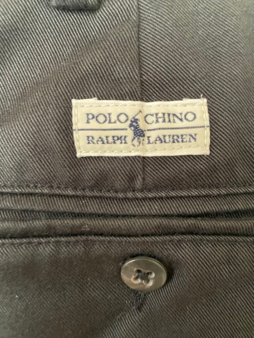 90s Polo Ralph Lauren ブラック チノパン