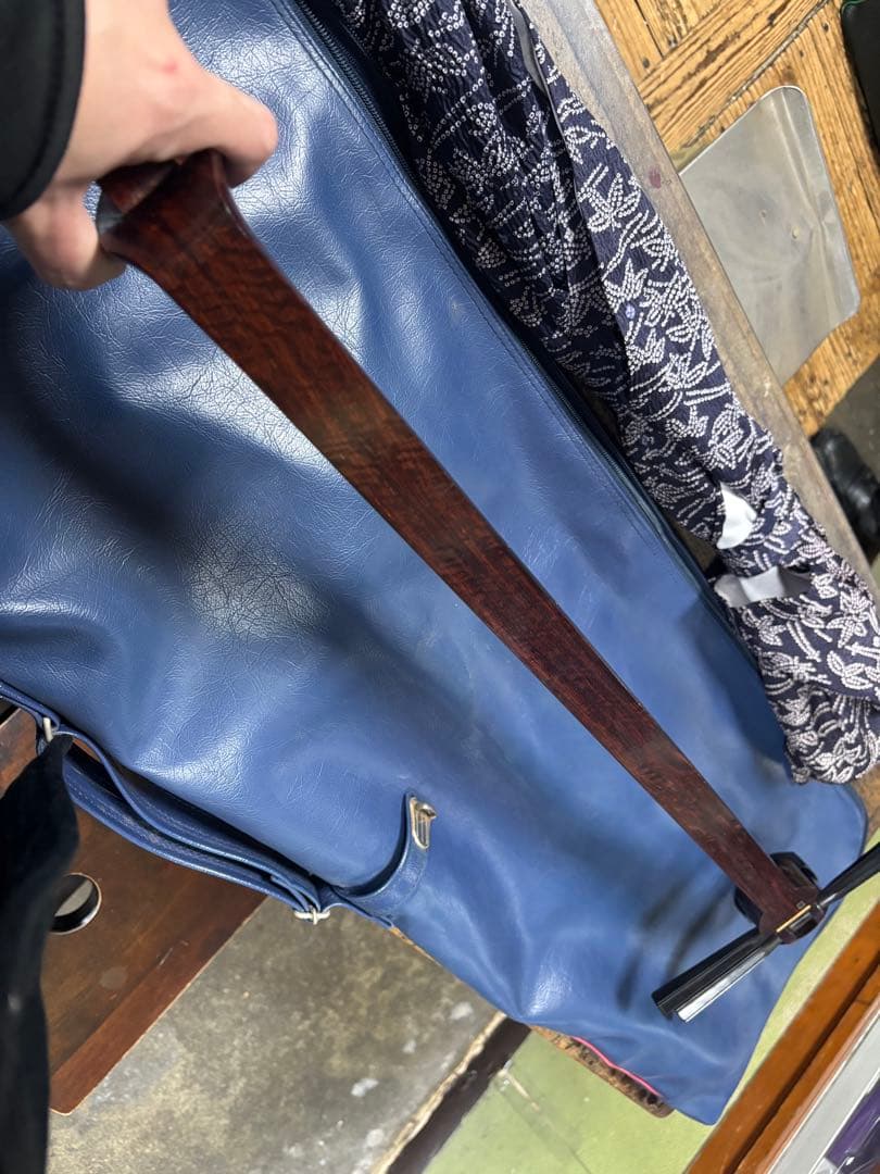 1.5寸短 金細二本溝子持ち綾杉胴 民謡三味線