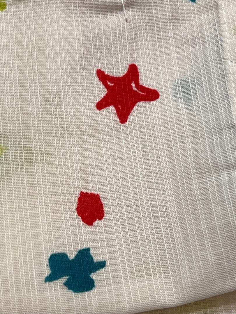 カラフル星柄浴衣・帯・下駄セット