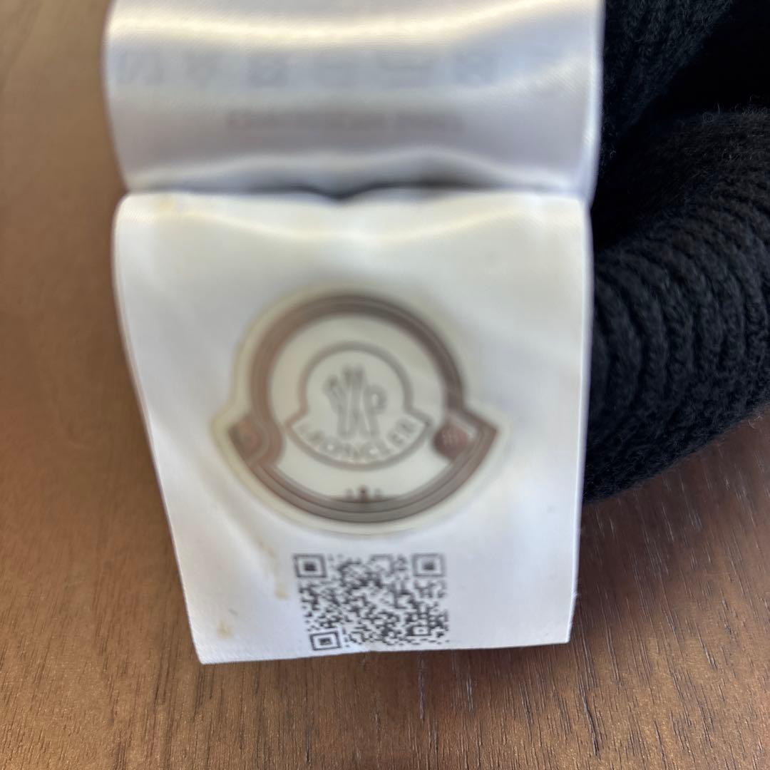 【最終値下】MONCLER モンクレール　ニット帽【ブラック】