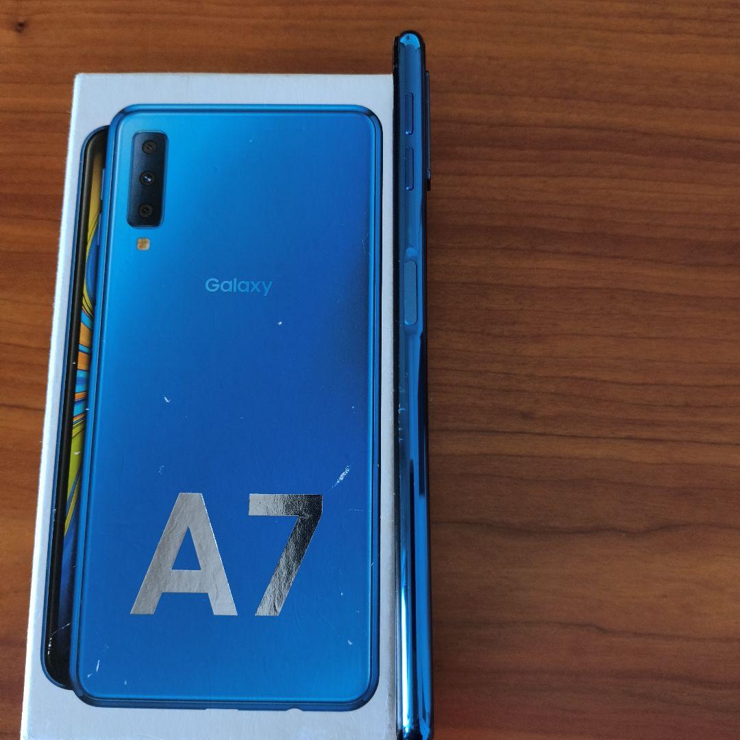 Samsung Galaxy A7 64GB　SIMフリー ブルー 付属品あり