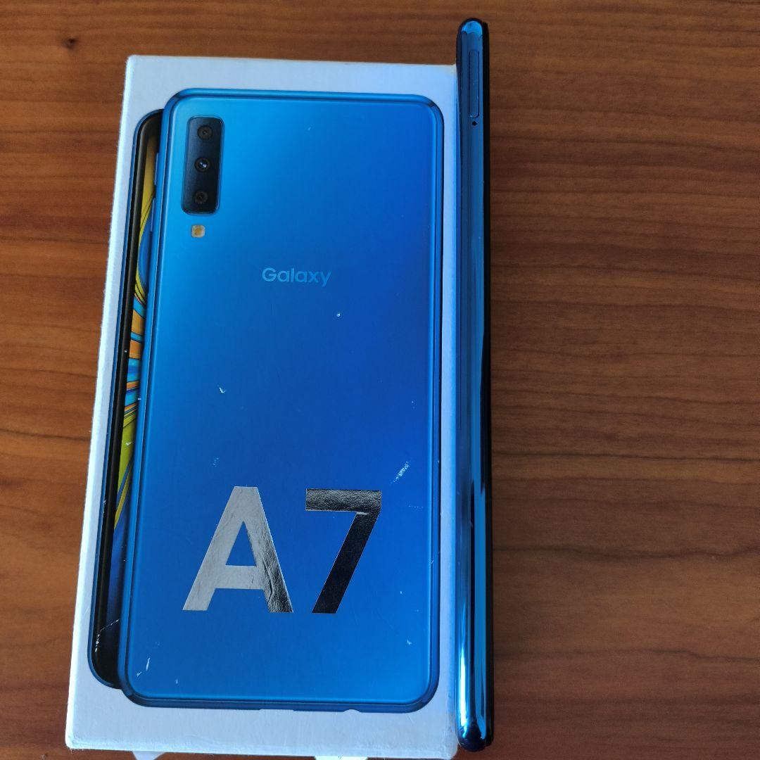 Samsung Galaxy A7 64GB　SIMフリー ブルー 付属品あり