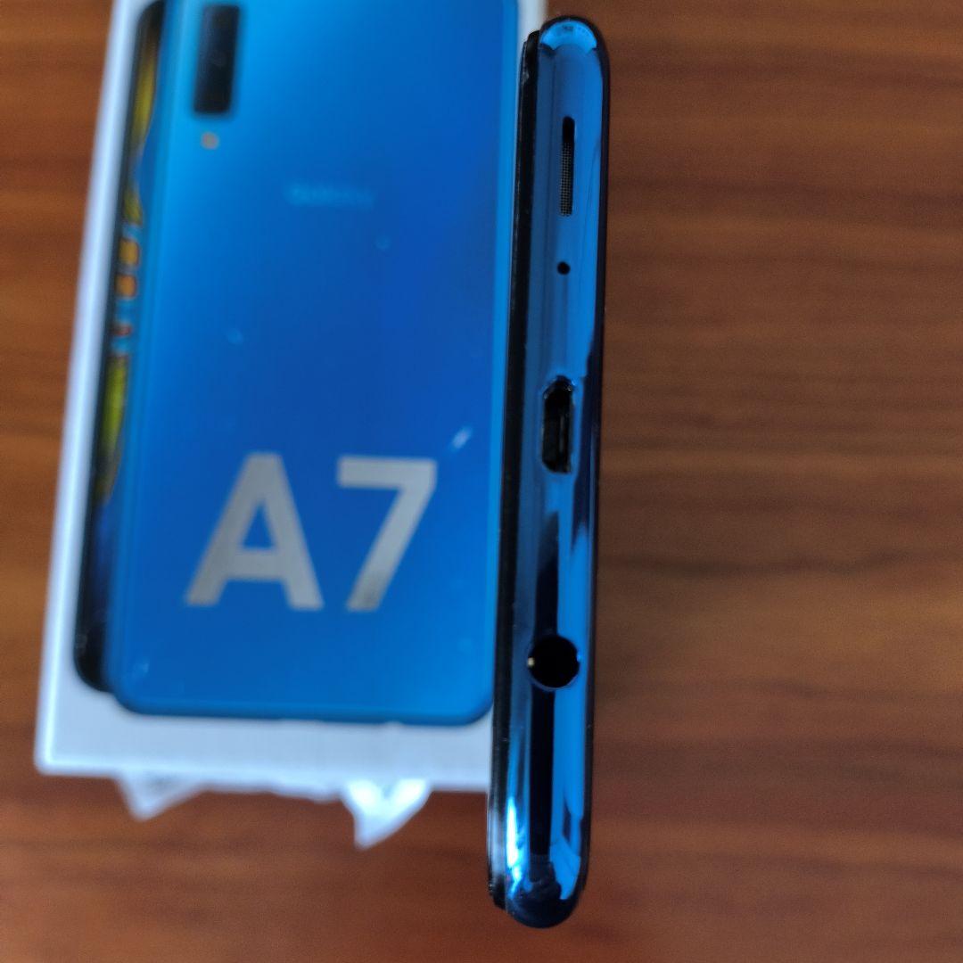 Samsung Galaxy A7 64GB　SIMフリー ブルー 付属品あり