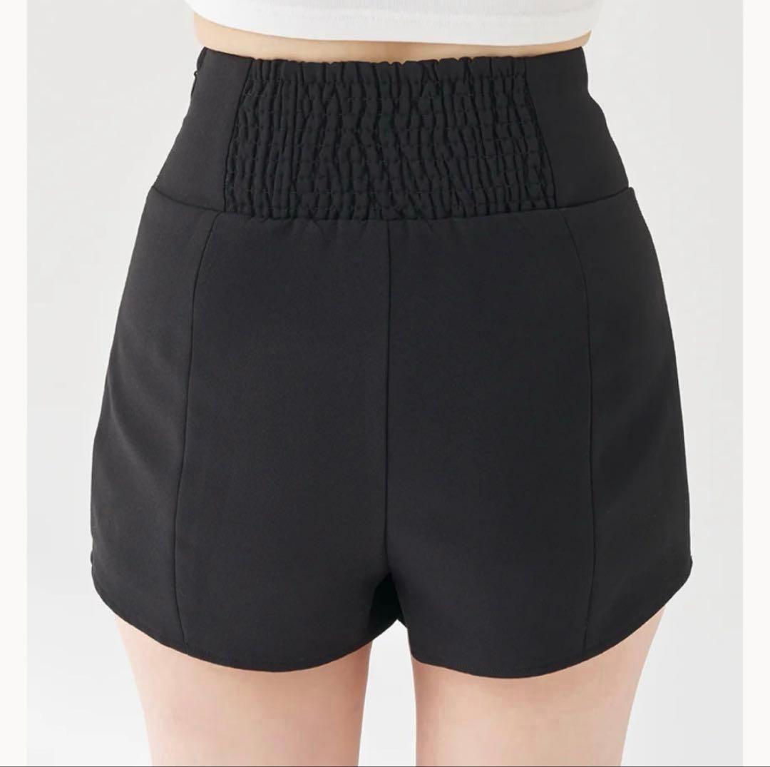 Darich ダーリッチ 美シルエットショートパンツ ブラック Freeサイズ