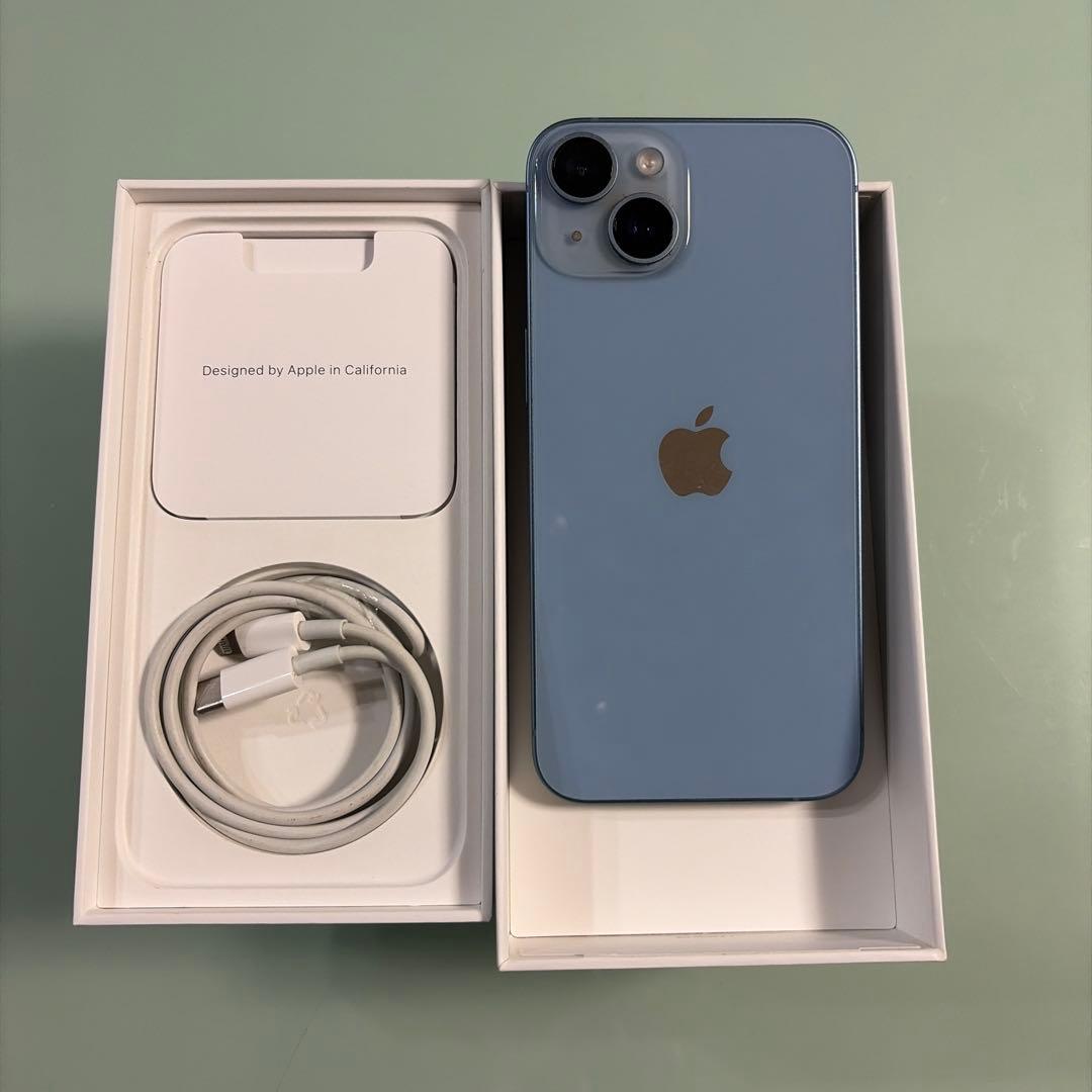 ⭐︎美品⭐︎iphone14 ブルー SIMフリー