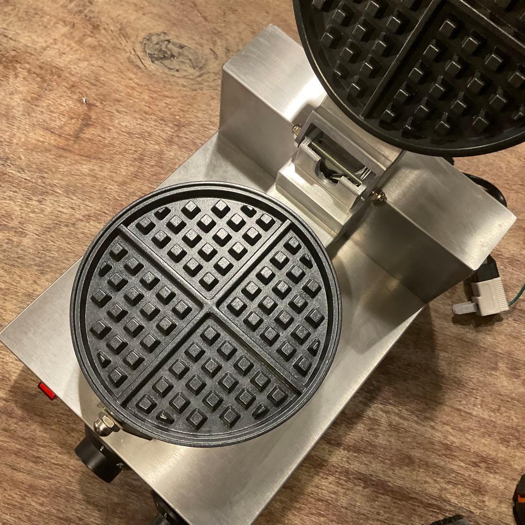 極美品！ワッフルメーカー ワッフルマシン 電気 60Hz パンケーキ 業務用