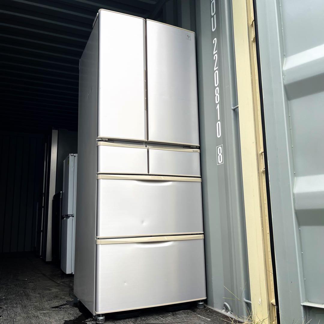 22取付無料！SHARPプラズマクラスター搭載自動製氷付き6ドア冷蔵庫！洗濯機