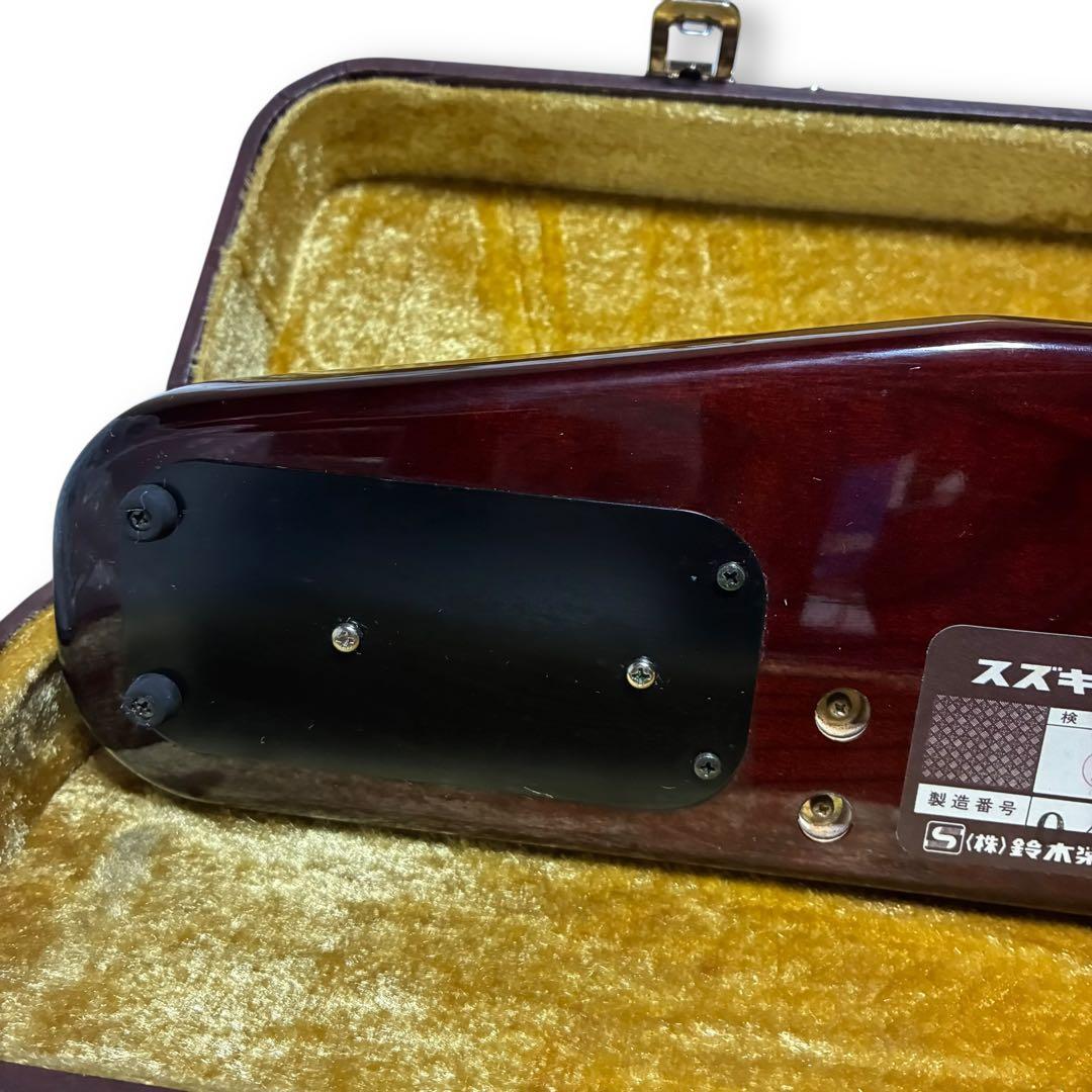 SUZUKI 電気大正琴 蘭BASS バス ベース 低音 希少 美品 専用ケース