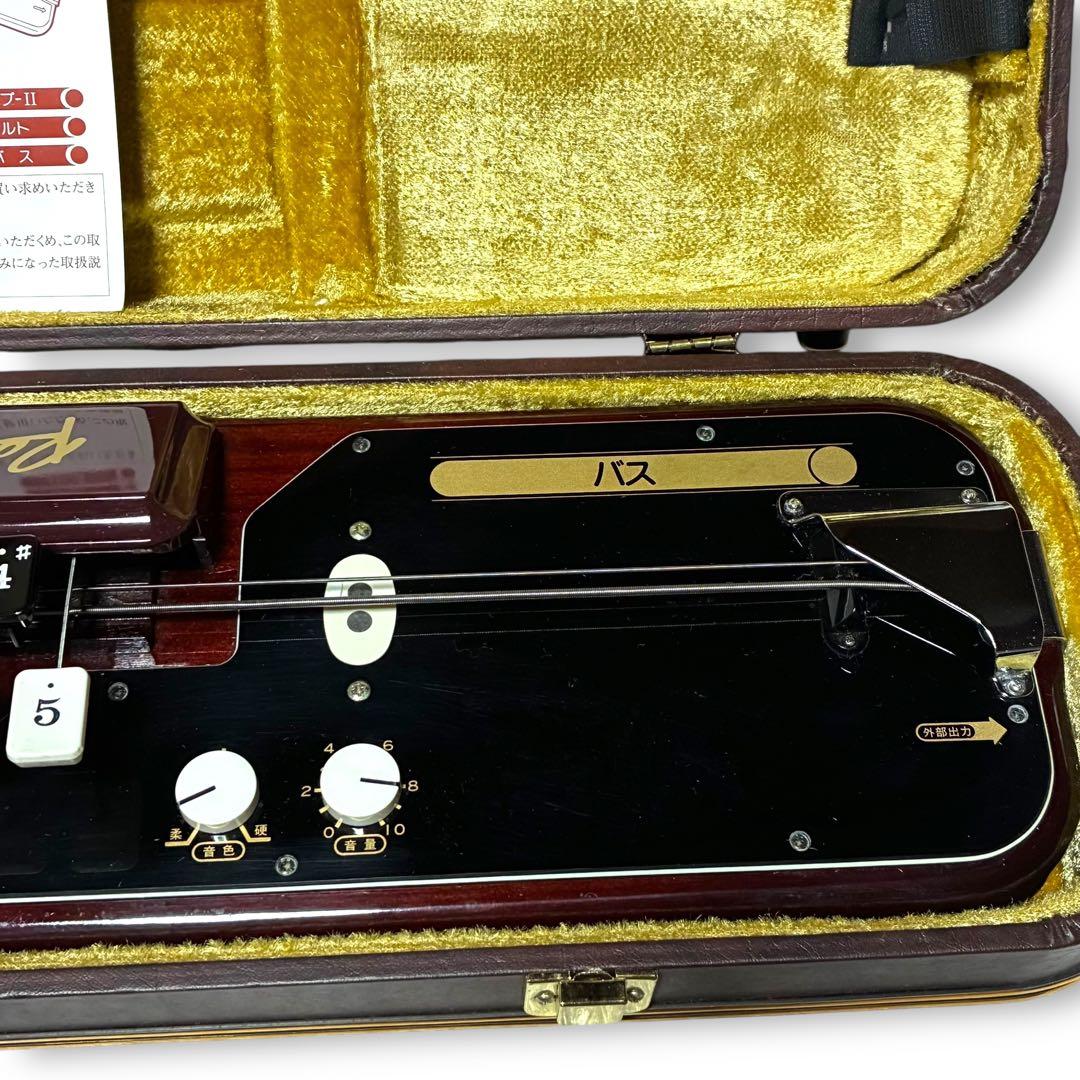 SUZUKI 電気大正琴 蘭BASS バス ベース 低音 希少 美品 専用ケース
