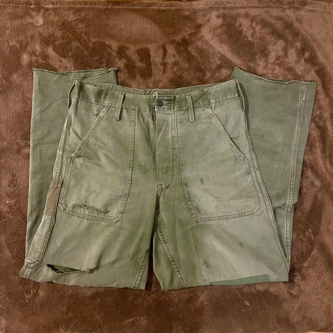 US ARMY M-43 フィールドトラウザーズ40s実物WWII OD米軍