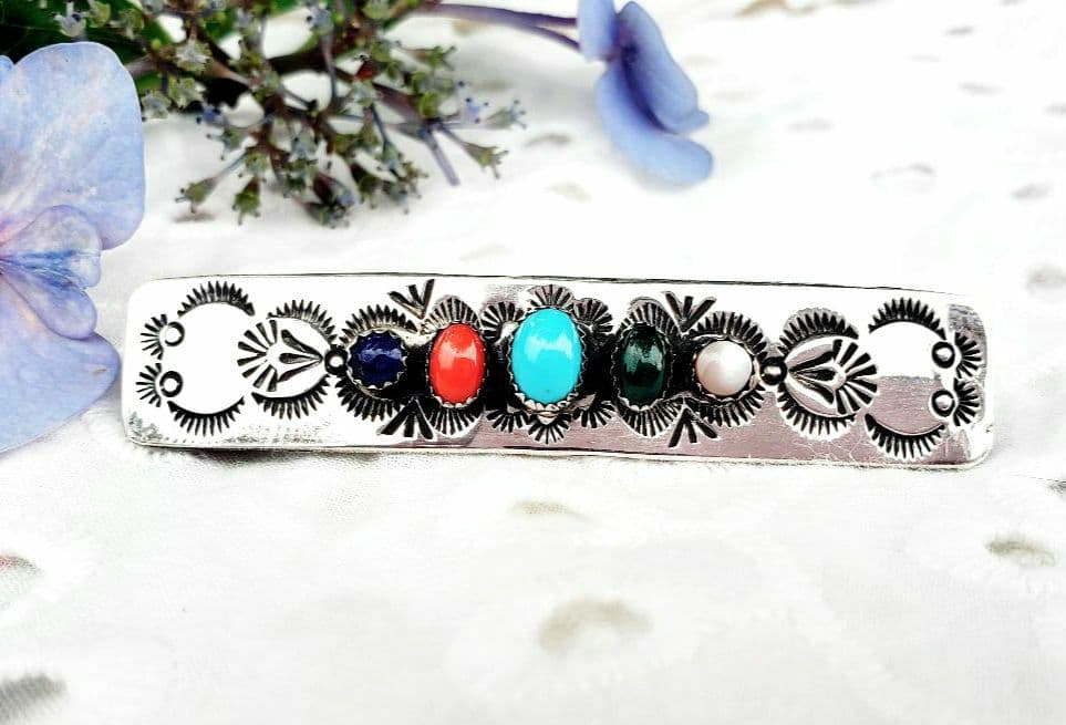 インディアンジュエリー　シルバー925 ナバホ　ターコイズ　ラピスラズリー　珊瑚