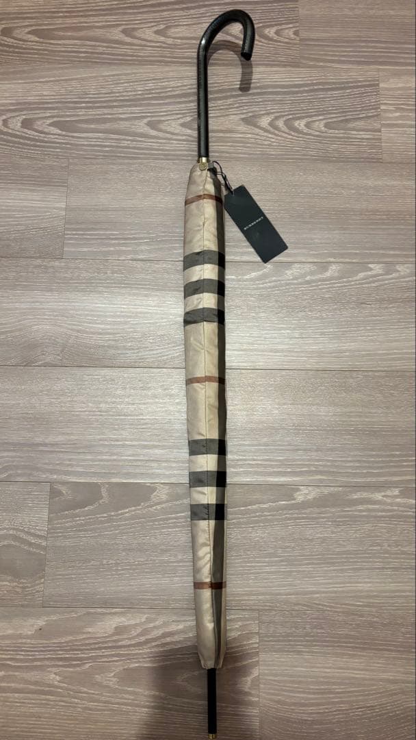 【新品未使用】BURBERRY バーバリー 長傘60cm カバー付き