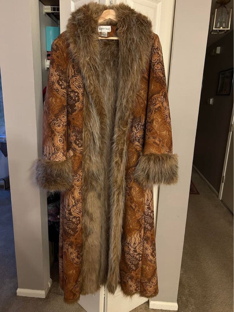 キ*︎様 70年代ヴィンテージ ロングフェイクファーコート