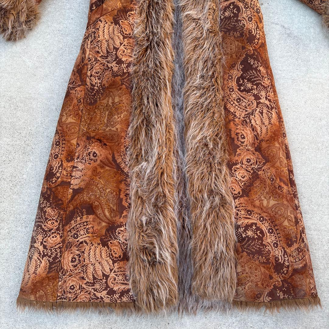 キ*︎様 70年代ヴィンテージ ロングフェイクファーコート