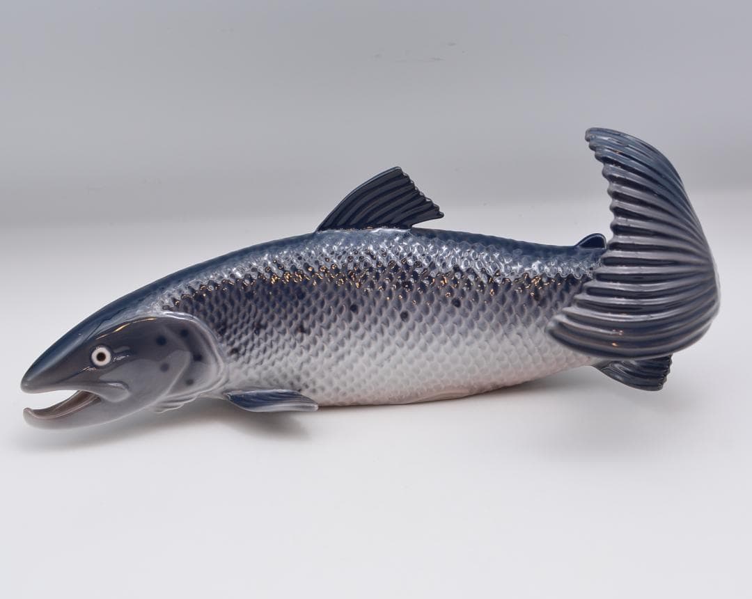 サーモン／マス　２体おまとめ　★ロイヤルコペンハーゲン　デンマーク　ご成約済み