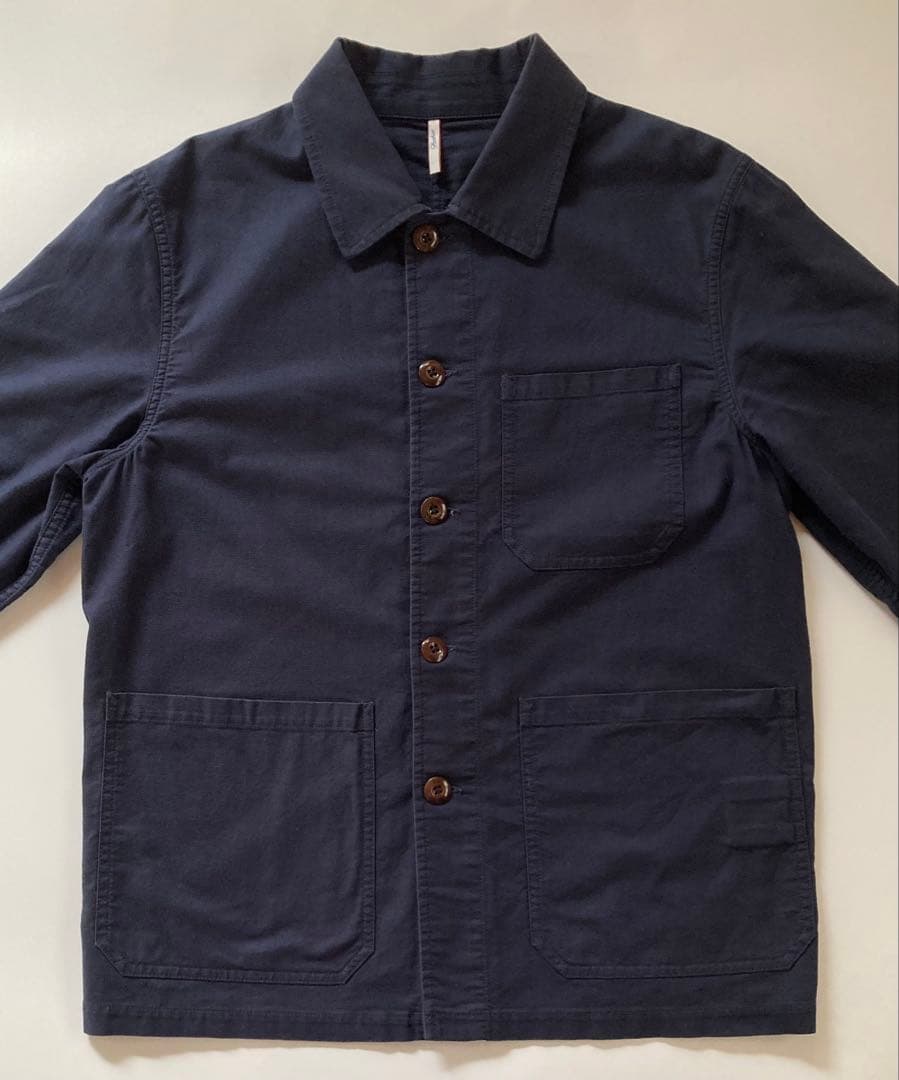 Glanshirt イタリア製 ワークジャケット L ネイビー