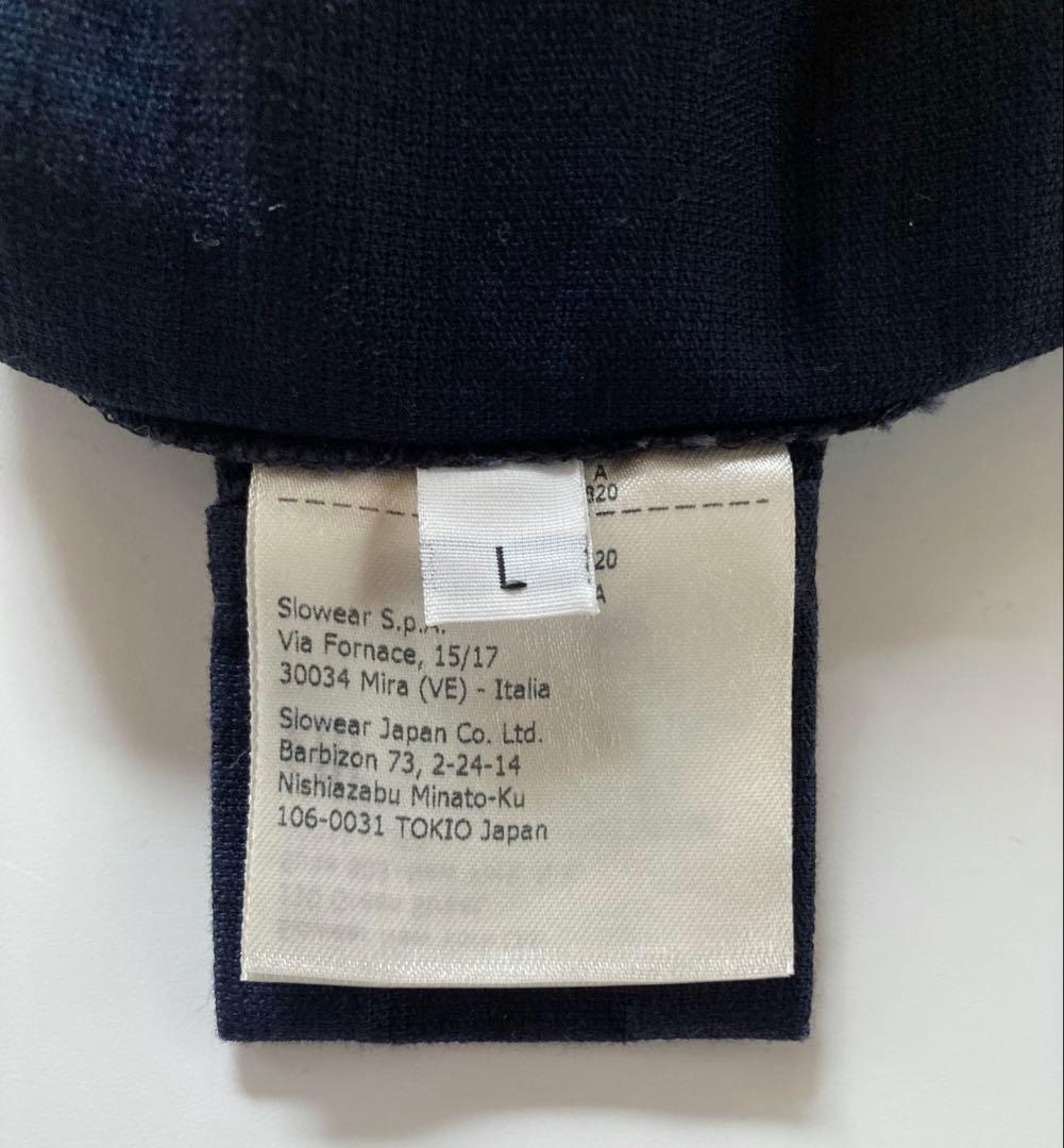 Glanshirt イタリア製 ワークジャケット L ネイビー