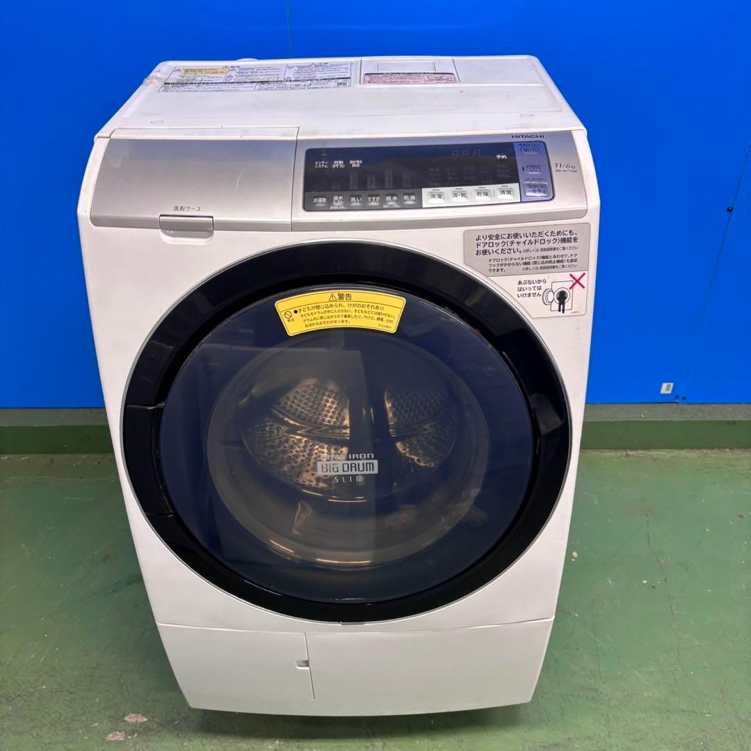 588 今だけ6ヶ月保証　ドラム式洗濯機　ヒートポンプ　11キロ　6キロ　左開き