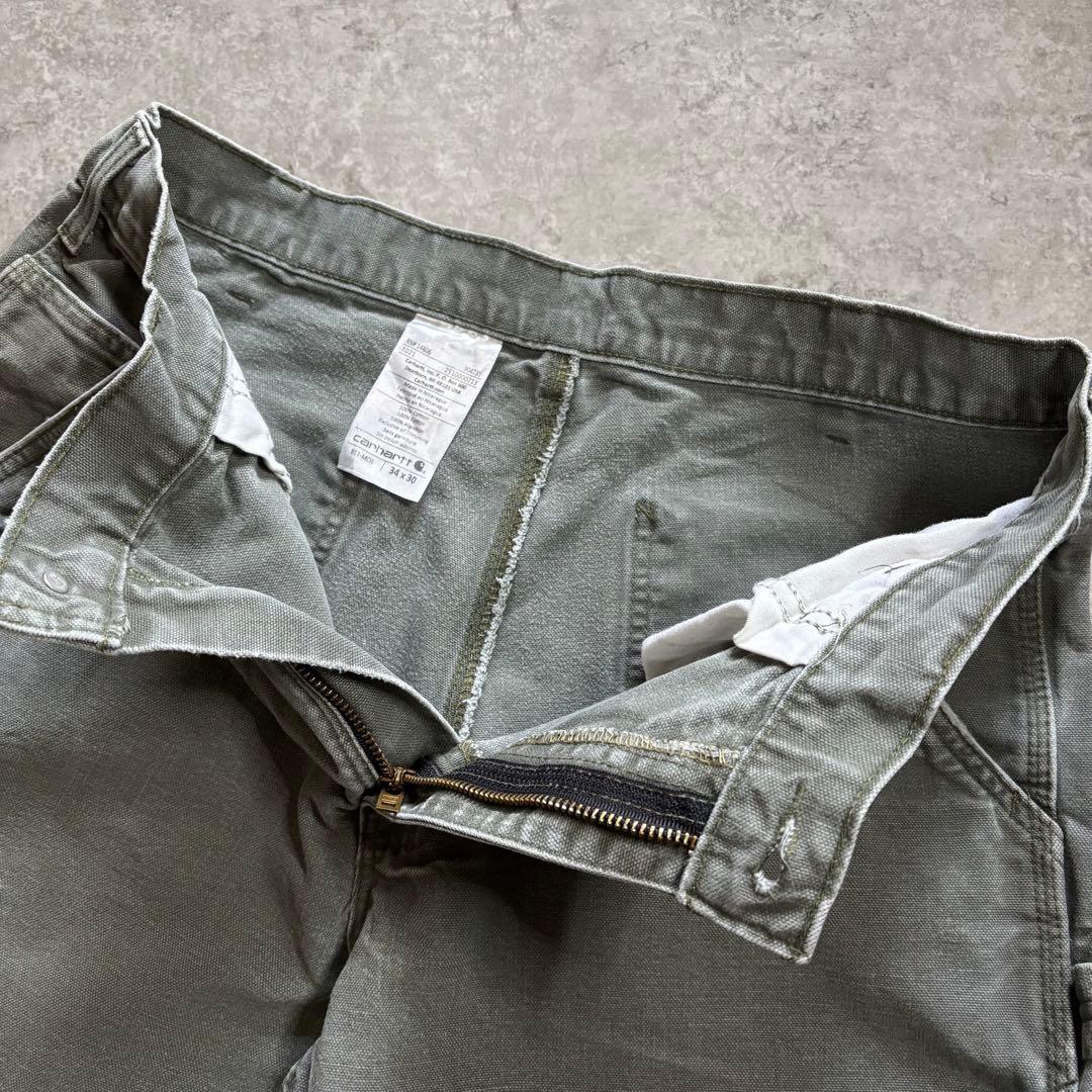 神サイズ carharttカーハート ダック地ペインターパンツ ￼MOS W34
