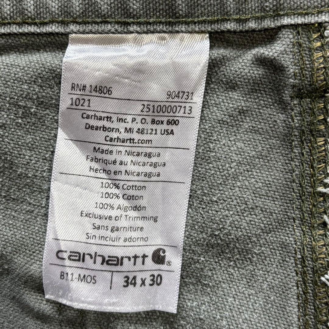 神サイズ carharttカーハート ダック地ペインターパンツ ￼MOS W34
