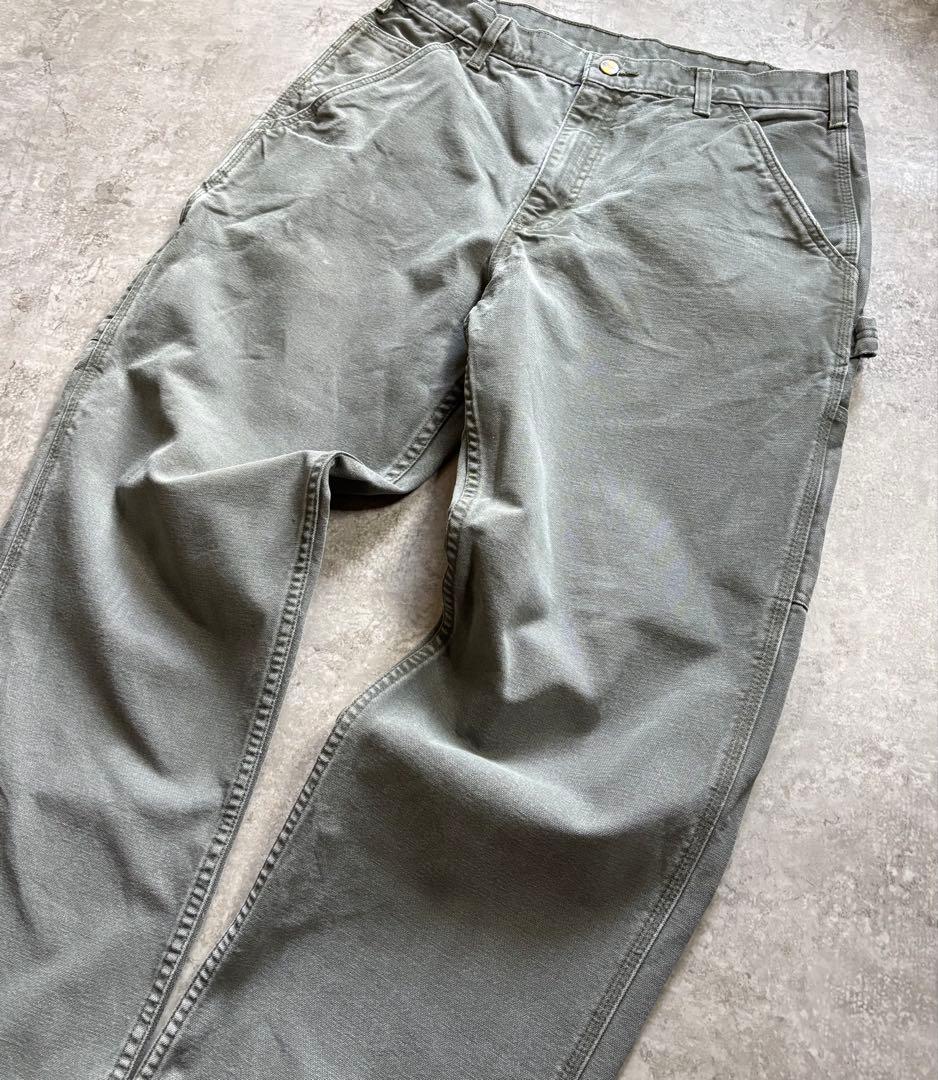 神サイズ carharttカーハート ダック地ペインターパンツ ￼MOS W34