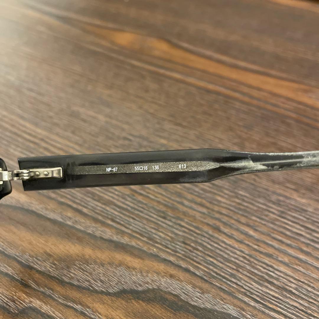 【値下げ】999.9フォーナインズNP-67メガネフレーム　度あり