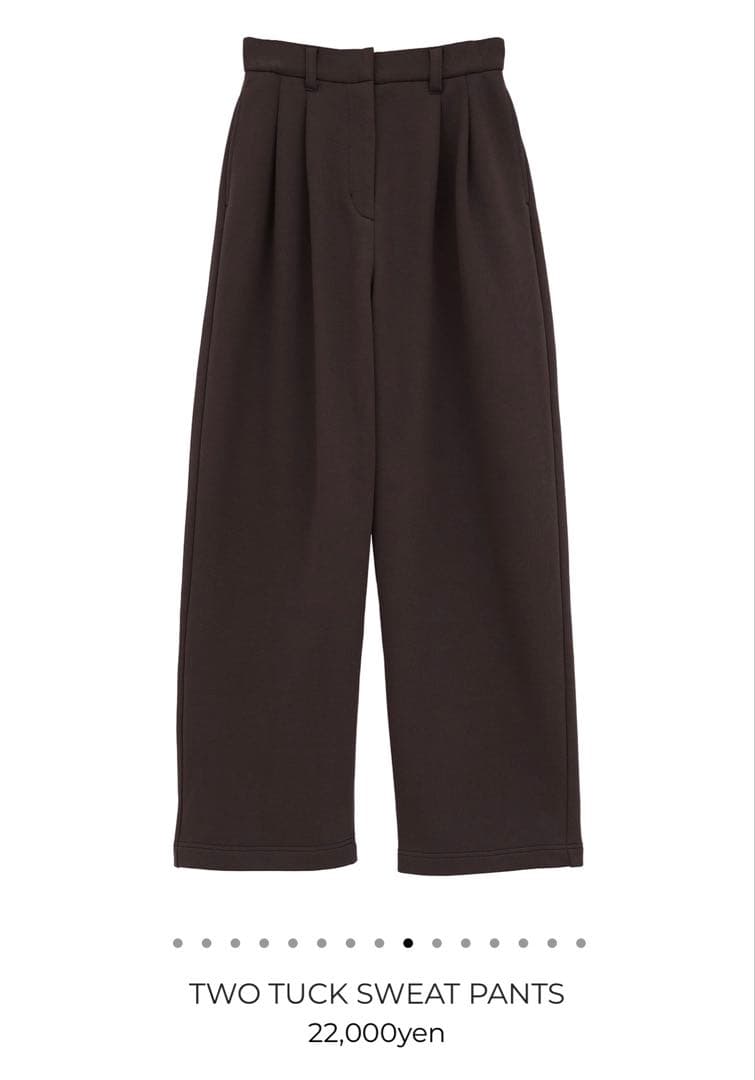 CLANE スエットパンツ　タグ付き未使用