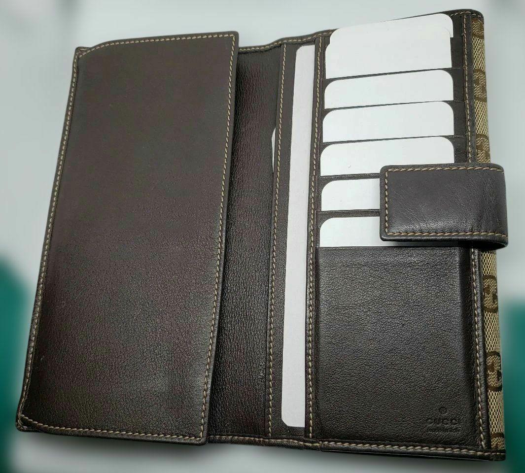 GUCCI GGキャンバス 長財布 ハートロゴ