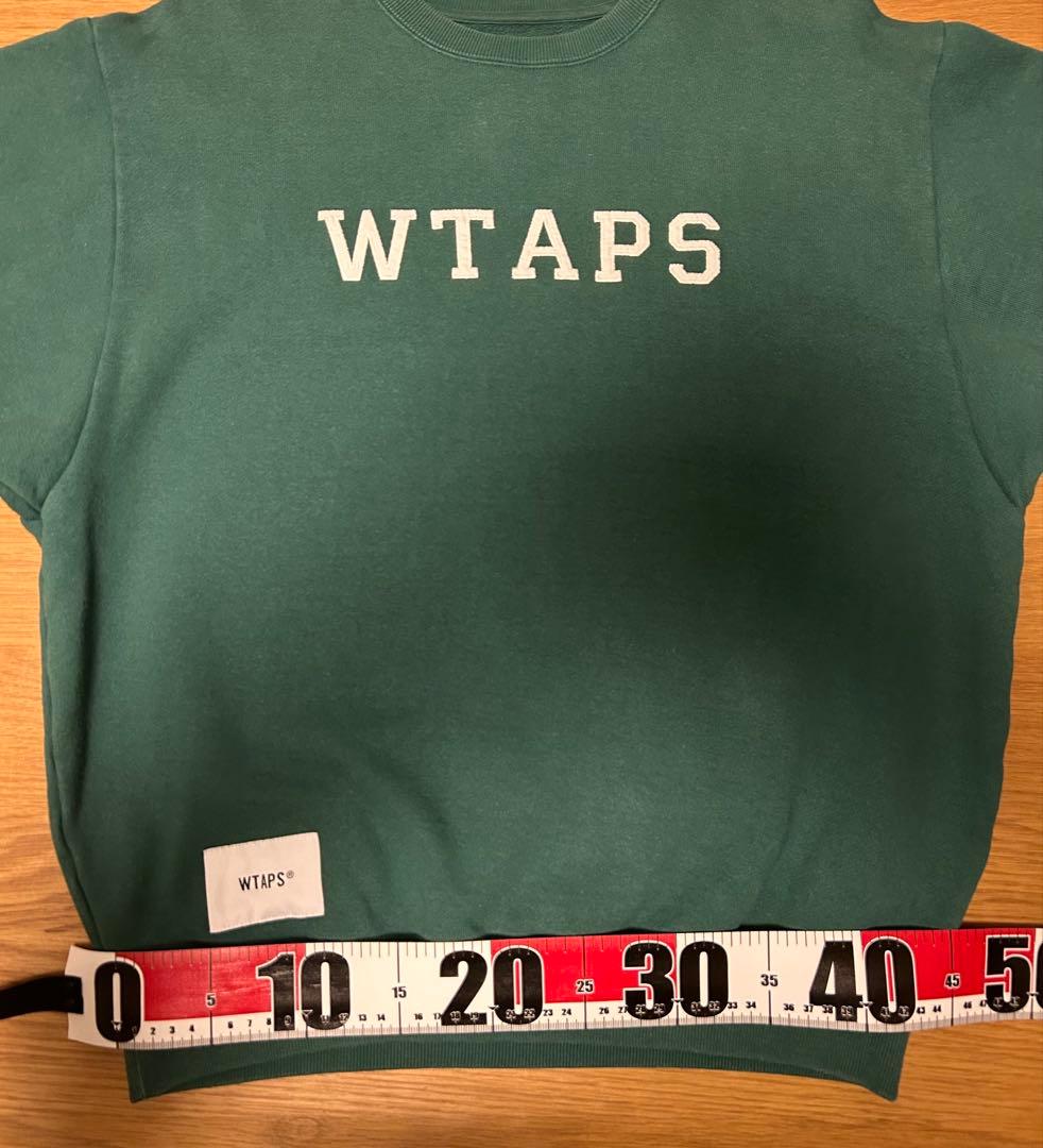 WTAPS スウェット　刺繍ロゴ　COTTON