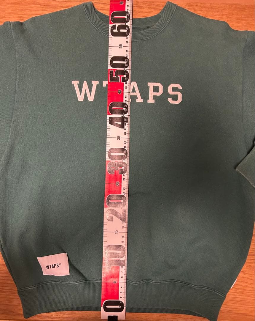 WTAPS スウェット　刺繍ロゴ　COTTON