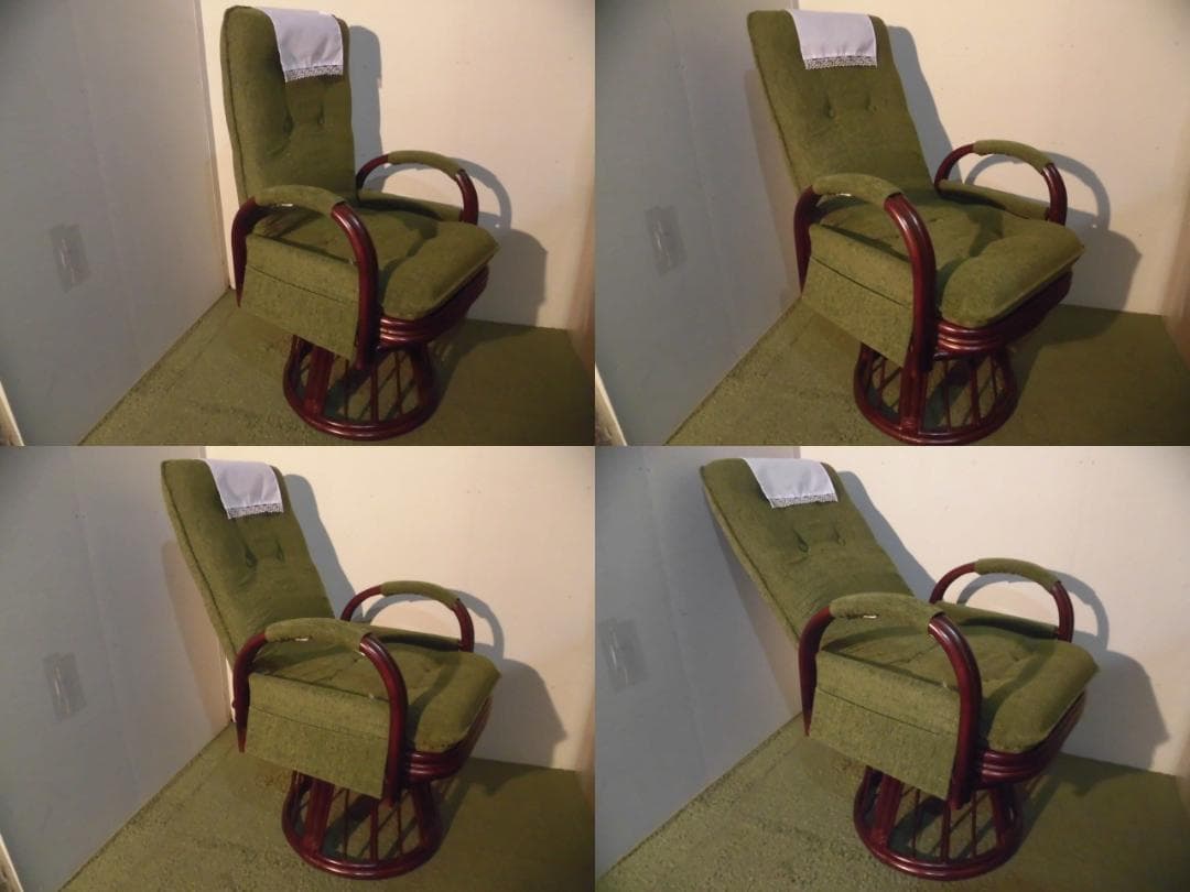 【全国一律送料無料】高級ギア式リクライニング回転座椅子【スーパーハイタイプ】