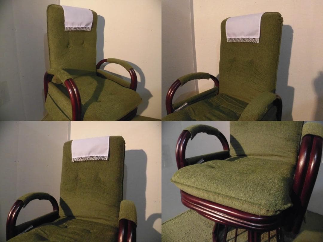 【全国一律送料無料】高級ギア式リクライニング回転座椅子【スーパーハイタイプ】