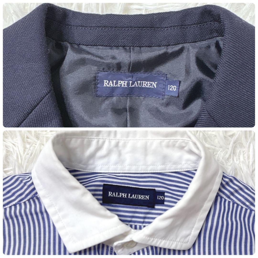 ポロラルフローレン 男の子 120 フォーマル スーツ セット 卒服 金ボタン