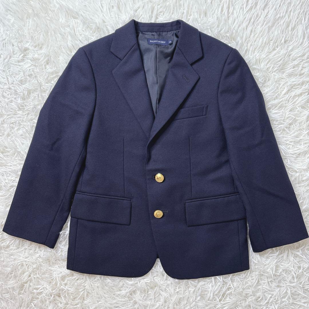 ポロラルフローレン 男の子 120 フォーマル スーツ セット 卒服 金ボタン