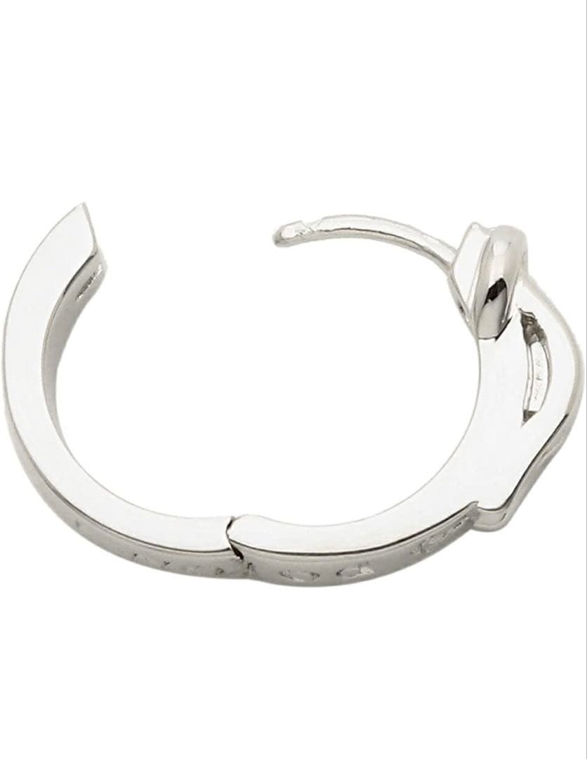 ヴィヴィアンウエストウッド　シルバー フープピアス