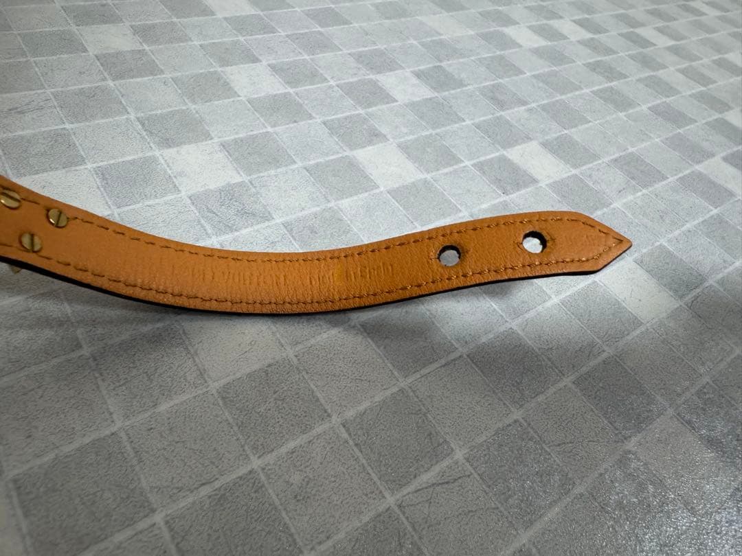 Louis Vuitton レザー バングル ブラウン