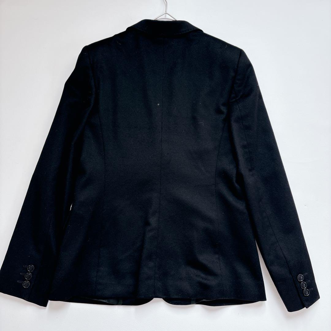 極美品✨MaxMara ピュアカシミヤ テーラードジャケット 黒 40 イタリア