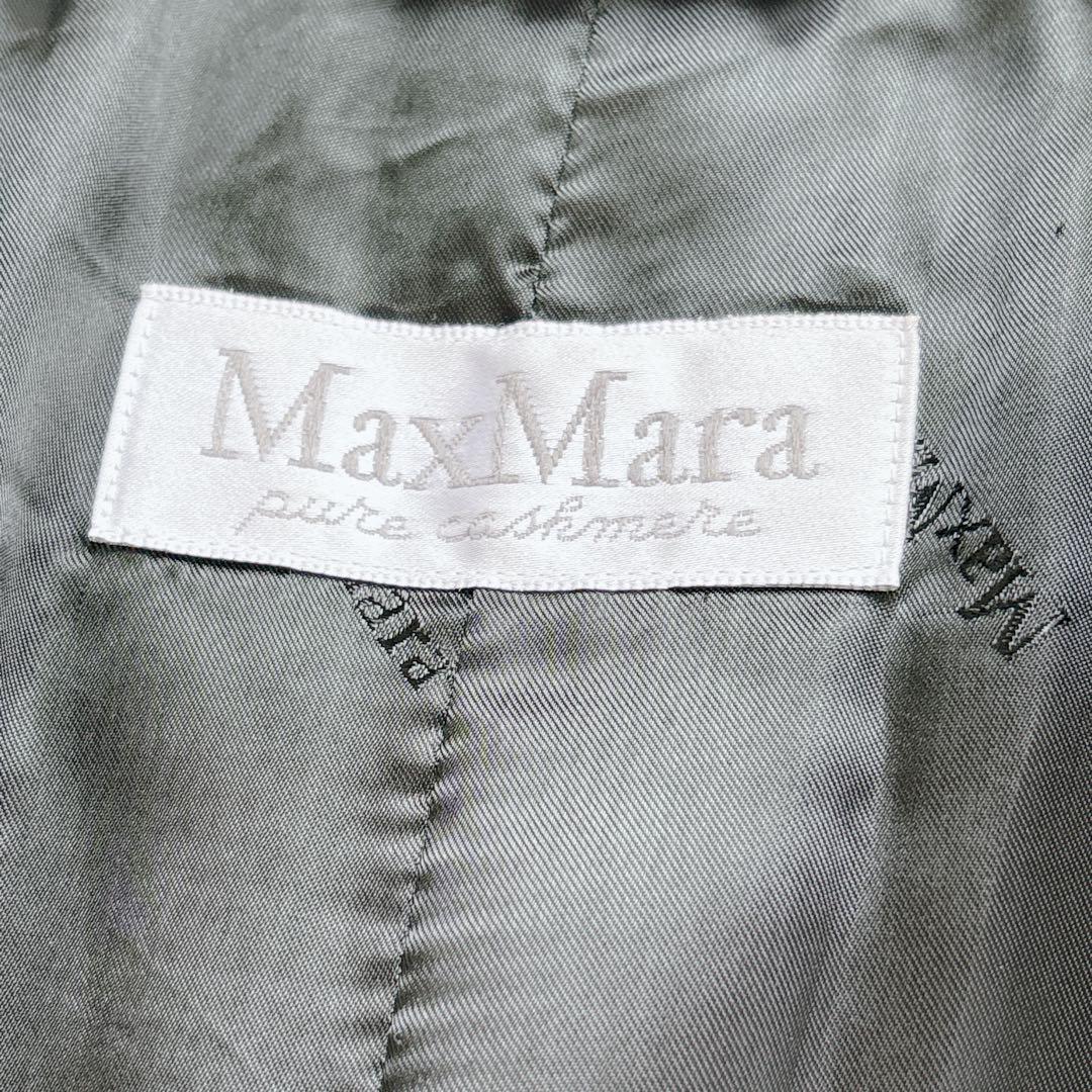 極美品✨MaxMara ピュアカシミヤ テーラードジャケット 黒 40 イタリア