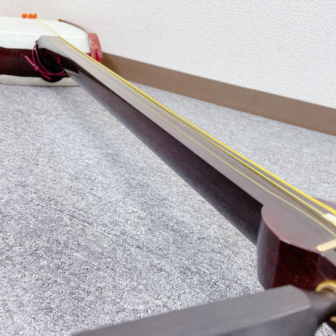 津軽三味線 K8 太棹 東さわり 紅木 子持ち綾杉胴