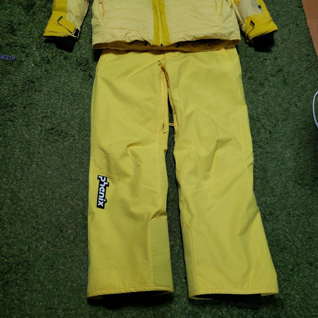 坪井phenix スキーウェアセット イエロー