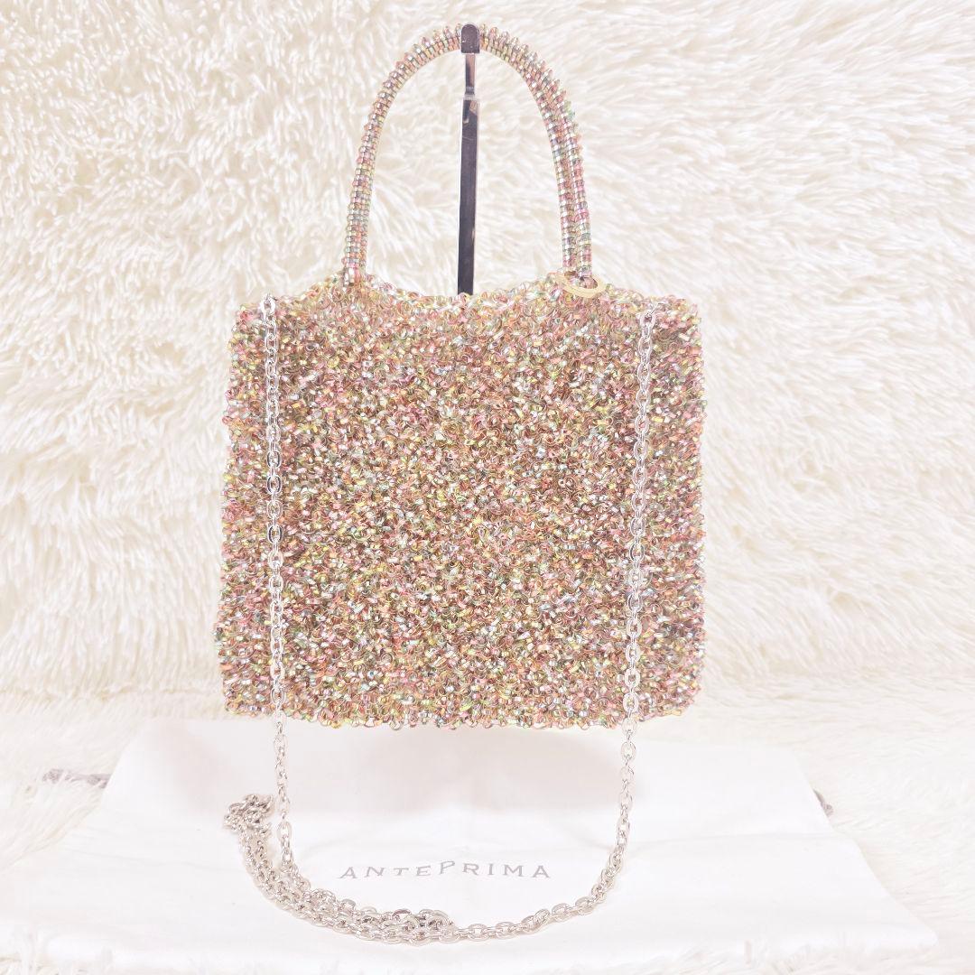 麗様✨アンテプリマ ミディアム シャンパン マルチ チェーン