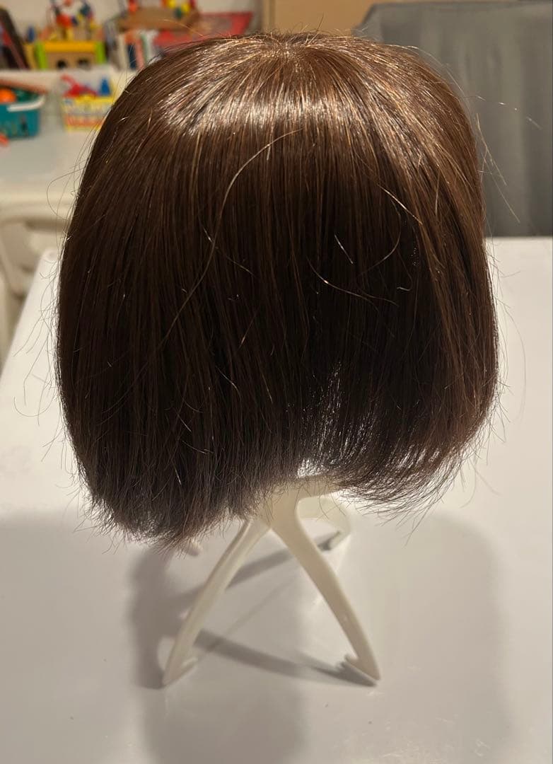 も*マ様 マロンブラウン ショートボブ 医療用フルウィッグ