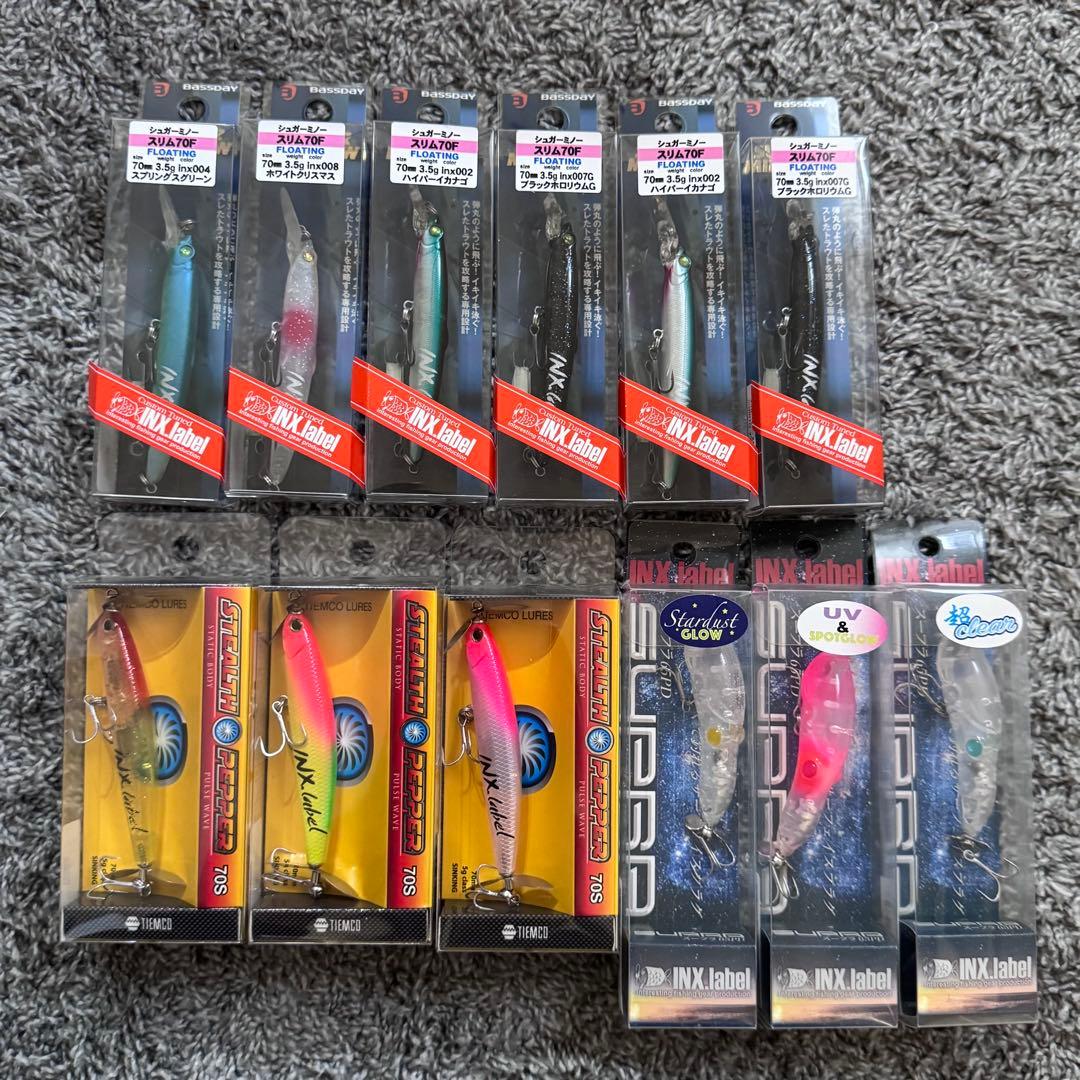 再値下げ‼️インクスレーベル　シュガーミノー ステルスペッパー スープラ