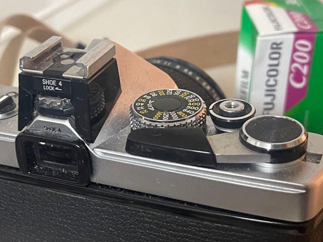 【試写済　完動品】綺麗　OLYMPUS　OM-1N　フィルムカメラ