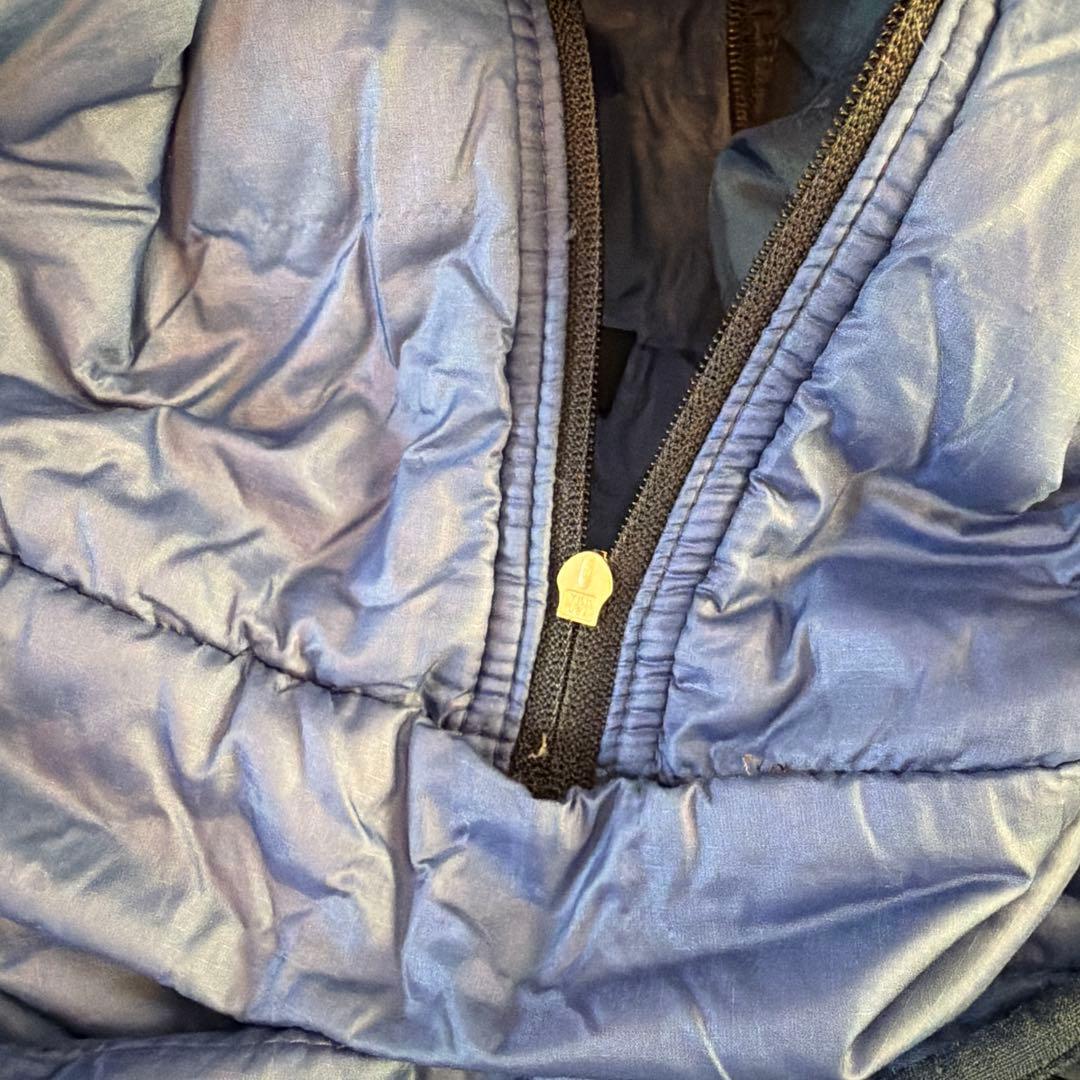 パタゴニアパフボールベスト　ヴィンテージ1997年製　黒紺メイドインUSA