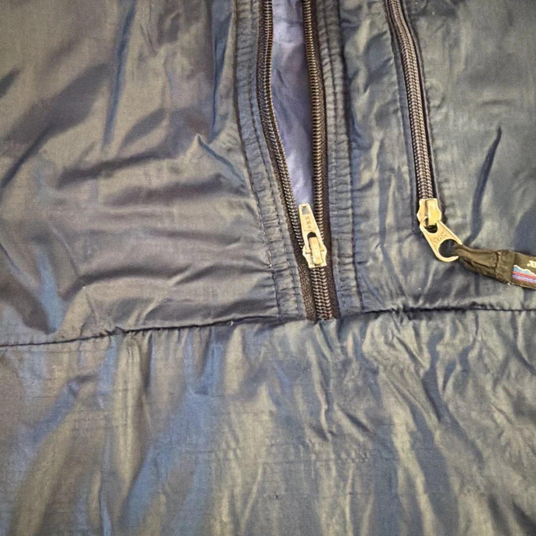 パタゴニアパフボールベスト　ヴィンテージ1997年製　黒紺メイドインUSA