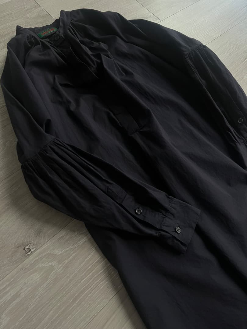 専用 希少 ケイシーケイシー 袖切替ノーカラーワンピース ゆったり