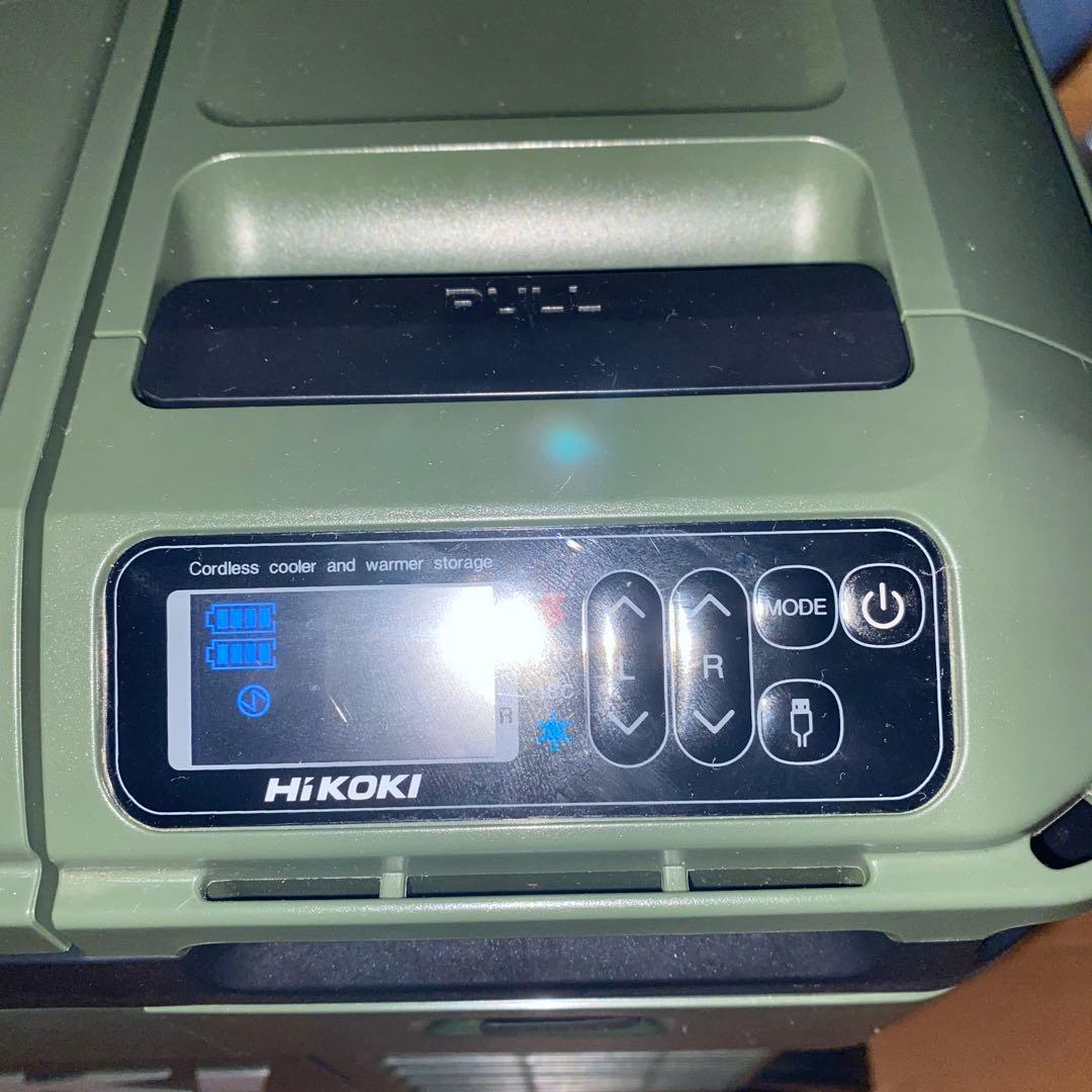 ハイコーキ コードレス冷温庫 UL18DB オリーブ　バッテリー2個