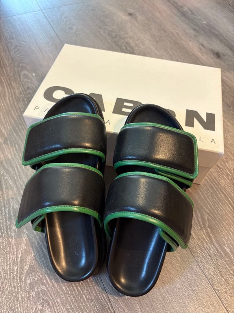 O　CABaN ブラック サンダル サイズ42(26.5-27)