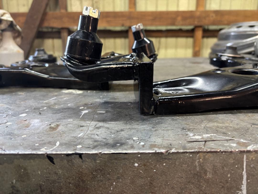 加工ロアアーム　ダイハツ　ムーブ　タント　コンテ　ココア　上げ加工